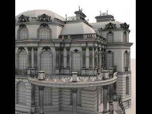 클래식 빌라 2 3D 모델