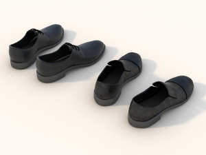 men shoes 3D Model