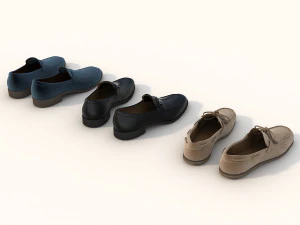 men shoes 3D Model