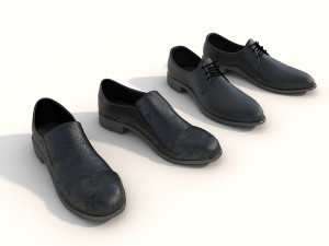men shoes 3D Model