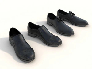 men shoes 3D Model