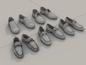 men shoes 3D Model