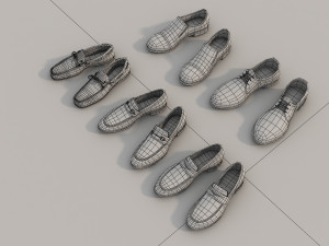men shoes 3D Model