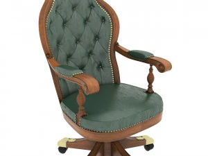 klasyczny zestaw biurowy do pracy Model 3D