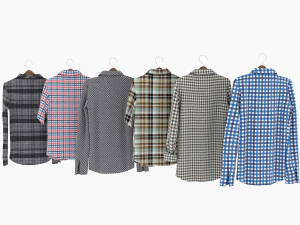 shirt on hanger 3D Model