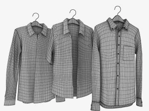 shirt on hanger 3D Model