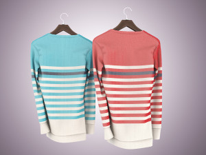 sweater on hanger 3D Model