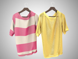 sweater on hanger 3D Model