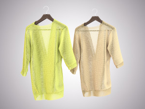 sweater on hanger 3D Model