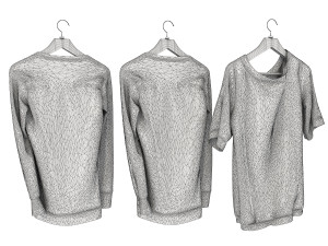 sweater on hanger 3D Model