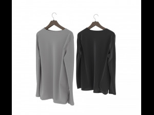 clothed on hanger 3D Model