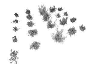 shrub alpine 2 3D Model