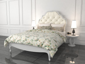 classic bed 4 3D Model