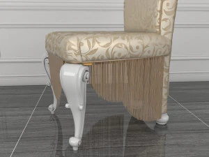 juego de comedor cl&aacute;sico Modelo 3D