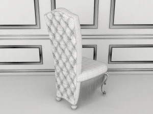 juego de comedor cl&aacute;sico Modelo 3D