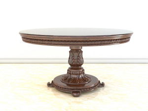 classic carved dinning set 2 3D 模型