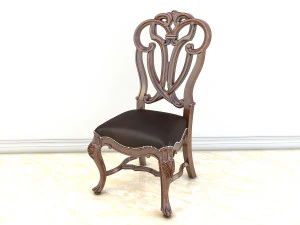 classic carved dinning set 2 3D Model