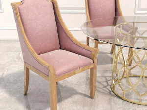 neoklasik sehpa takımı 3D Model