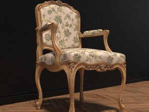 european style coffee table set 3D 模型