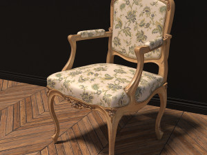 european style coffee table set 3D 模型