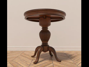 classic coffeetable set 3D Model
