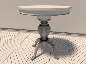 classic coffeetable set 3D Модель