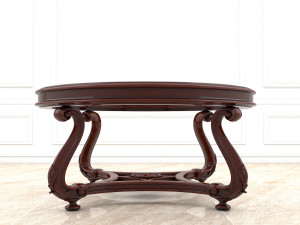 classic coffeetable set 2 3D Модель