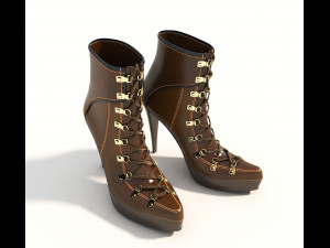 women shoes 3D Model
