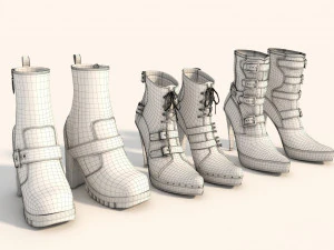 women shoes 3D Model