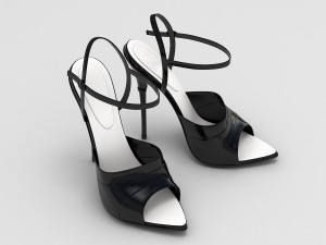 women shoes 2 3D Model