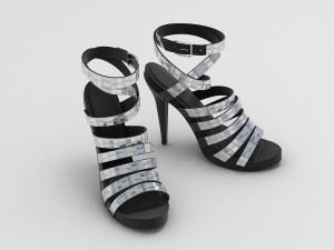 women shoes 2 3D Model