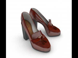 women shoes 3 3D Model