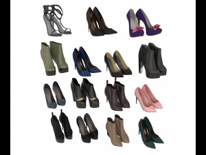 women shoes 4 3D Model