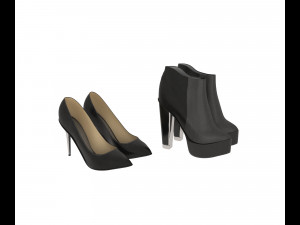 women shoes 4 Modello 3D