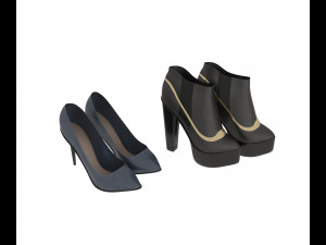 women shoes 4 Modello 3D