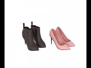 women shoes 4 Modello 3D