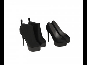 women shoes 4 Modello 3D