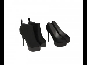 women shoes 4 3D Model