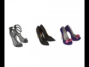 women shoes 4 3D Model