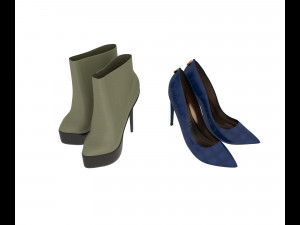 women shoes 4 Modello 3D