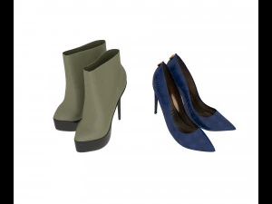 women shoes 4 3D Model