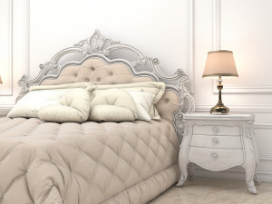 classic bed 7 Modello 3D