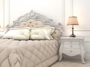 classic bed 7 3D Model