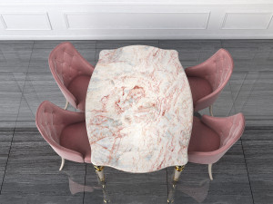 european table dinning set 3D Model