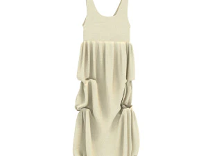 dress on hanger 3D Model
