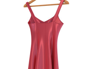 dress on hanger Model 3D