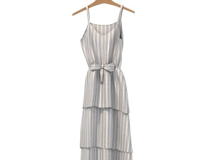 dress on hanger 2 3D Model