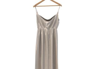 dress on hanger 2 3D Model