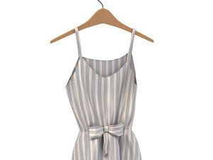 dress on hanger 2 3D Model