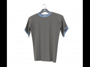 clothed on hanger 4 3D Model
